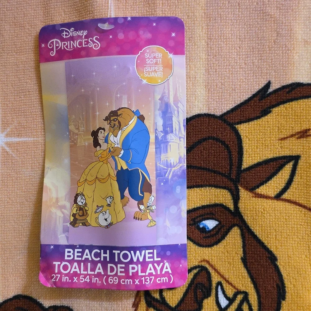 Disney Princess Beauty and the Beast Absorbent Bath Beach Towel 27